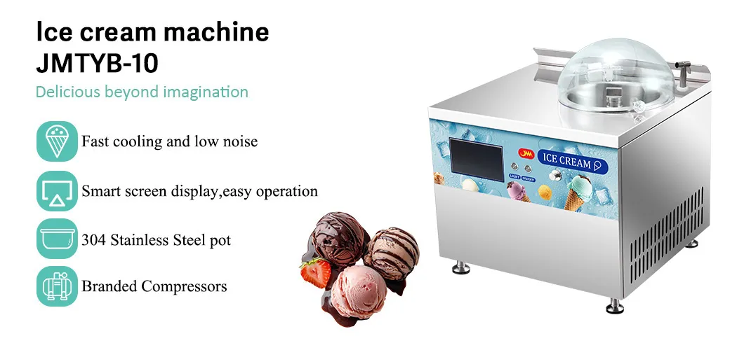 JMTYB-10 gelato machine detail