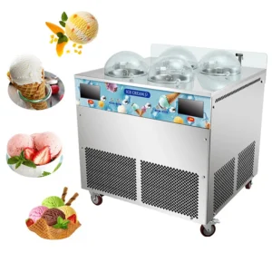 Four Italian-style hard ice cream machines