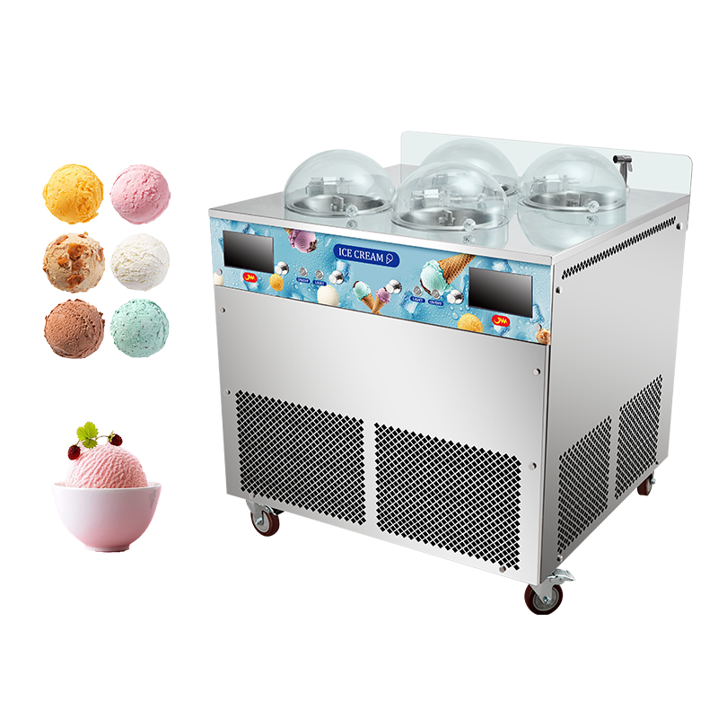 JMTYB20 Vertical Four-Head Italian Hard Ice Cream Machine