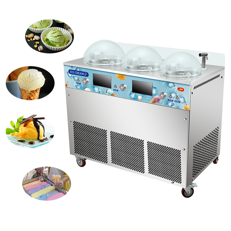 JMTYB25 Vertical 3-Head Italian Hard Ice Cream Machine
