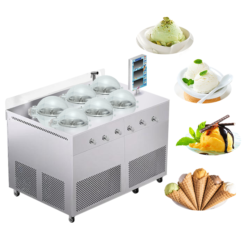 JMTYB30 Vertical Six-Head Italian Hard Ice Cream Machine